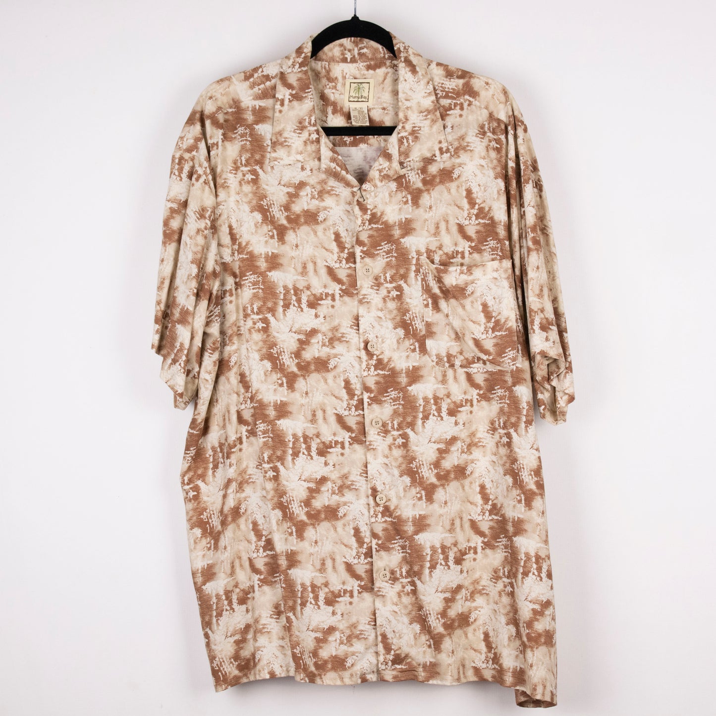 Camisa hawaiana beige (XL) Morro Bay
