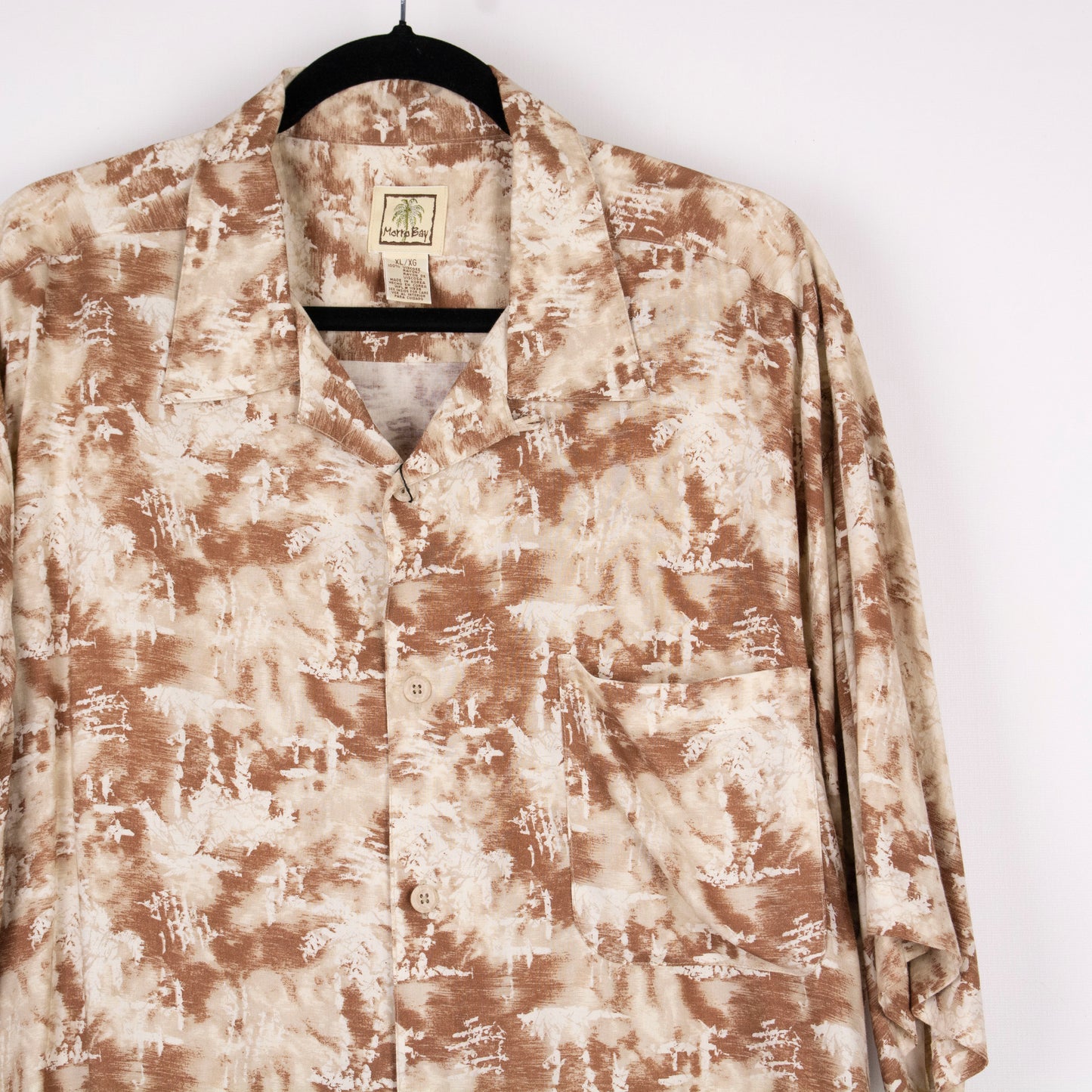 Camisa hawaiana beige (XL) Morro Bay