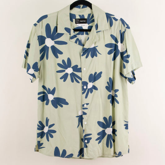 Camisa estampada verde (M) Original Use