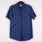 Camisa hawaiana azul (L) Haggar
