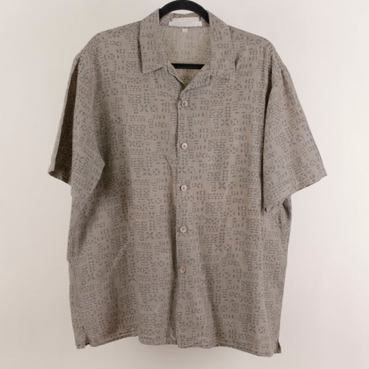 Camisa estampada gris (L) Ferry Ellis