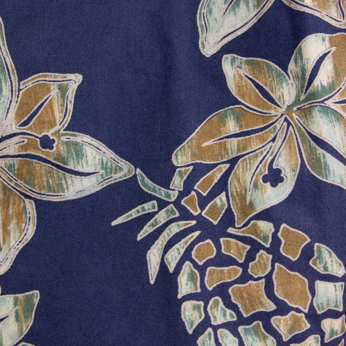 Camisa hawaiana azul marino (L) Cooke Street