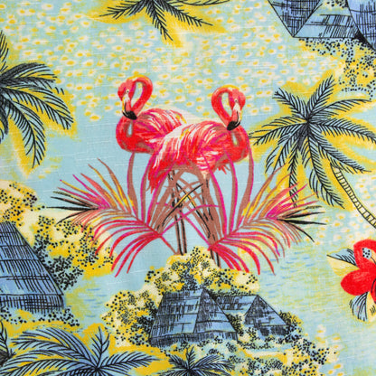 Camisa hawaiana azul (2XL) George