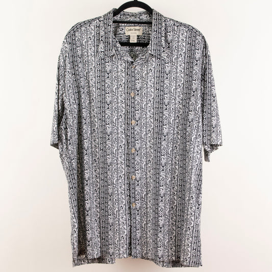 Camisa estampada blanco (2XL) Cooke Street