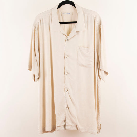 Camisa hawaiana beige (XL) Tommy Bahama