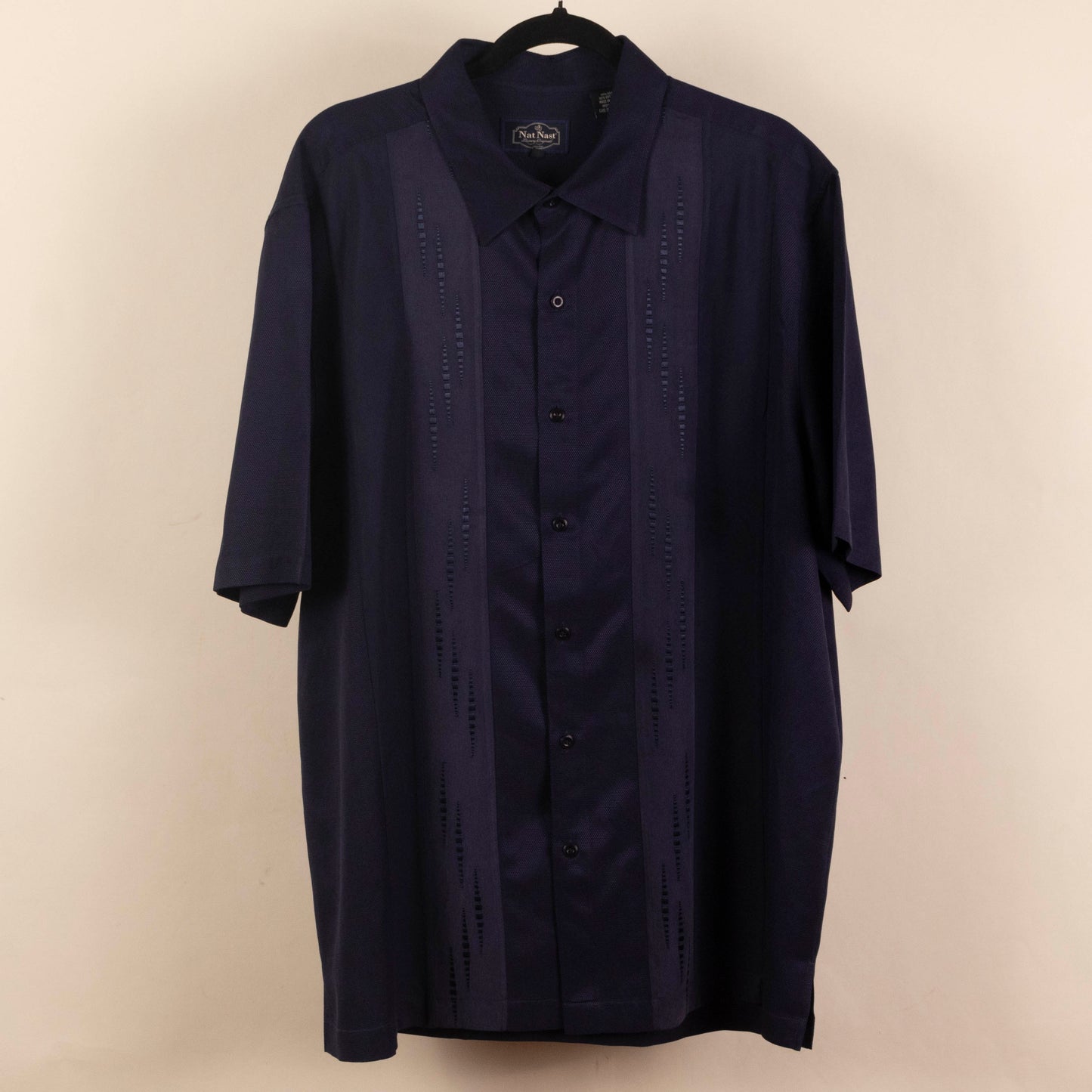 Camisa Estampada Azul (XL) Natnast
