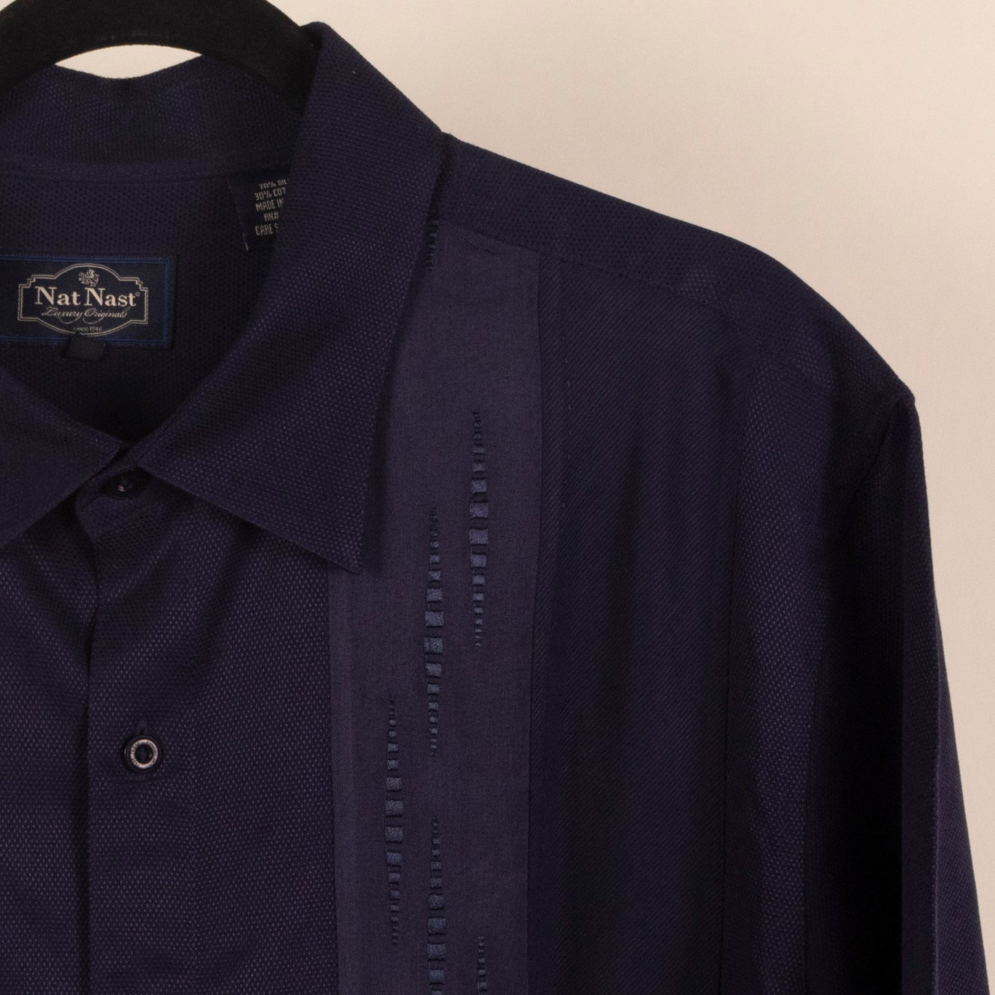 Camisa Estampada Azul (XL) Natnast