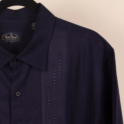 Camisa Estampada Azul (XL) Natnast
