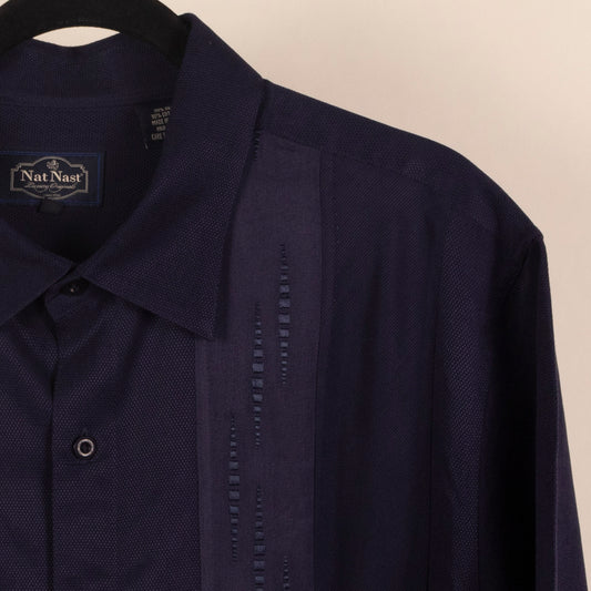 Camisa Estampada Azul (XL) Natnast