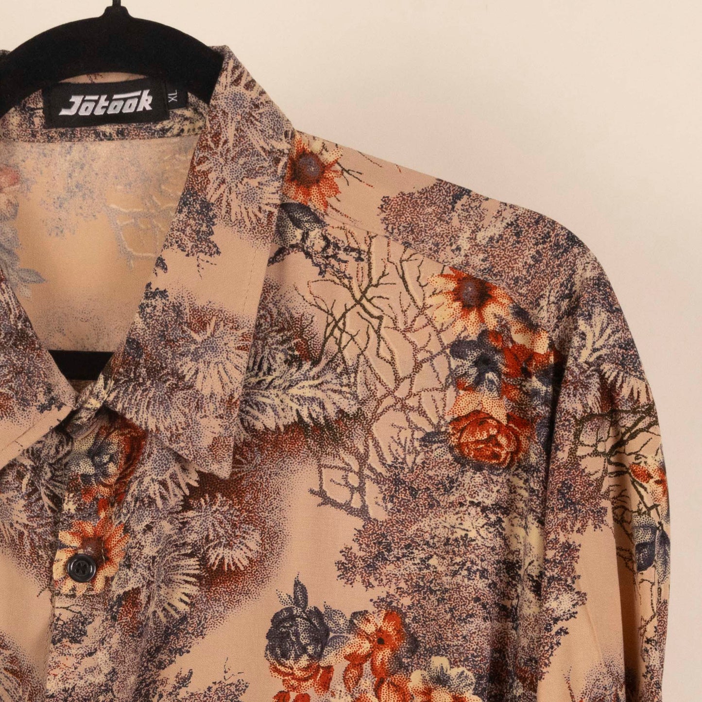 Camisa Estampada Cafe (XL) Jotook