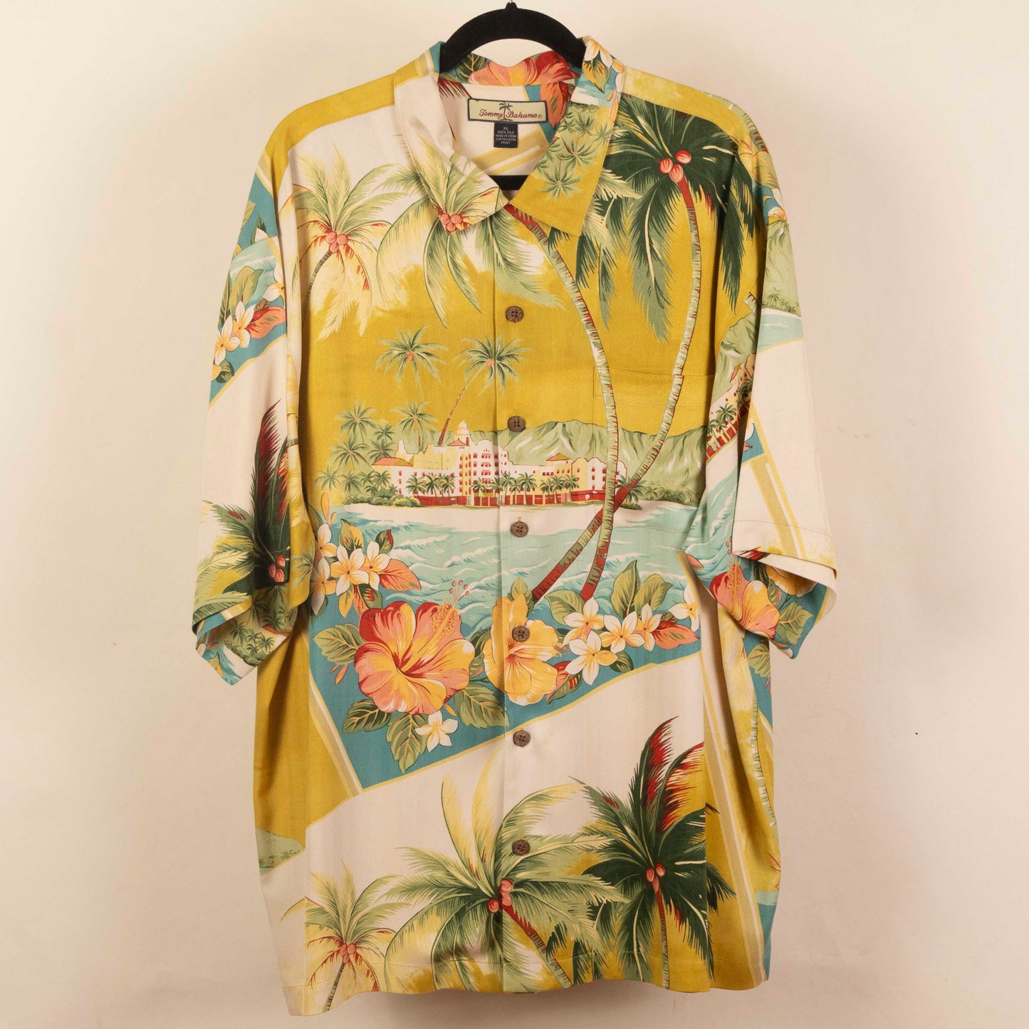Camisa Hawaiana Amarillo (XL) Tommy Bahama