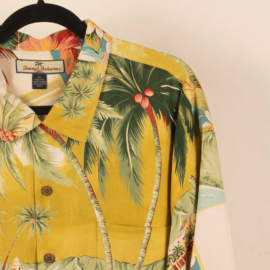 Camisa Hawaiana Amarillo (XL) Tommy Bahama