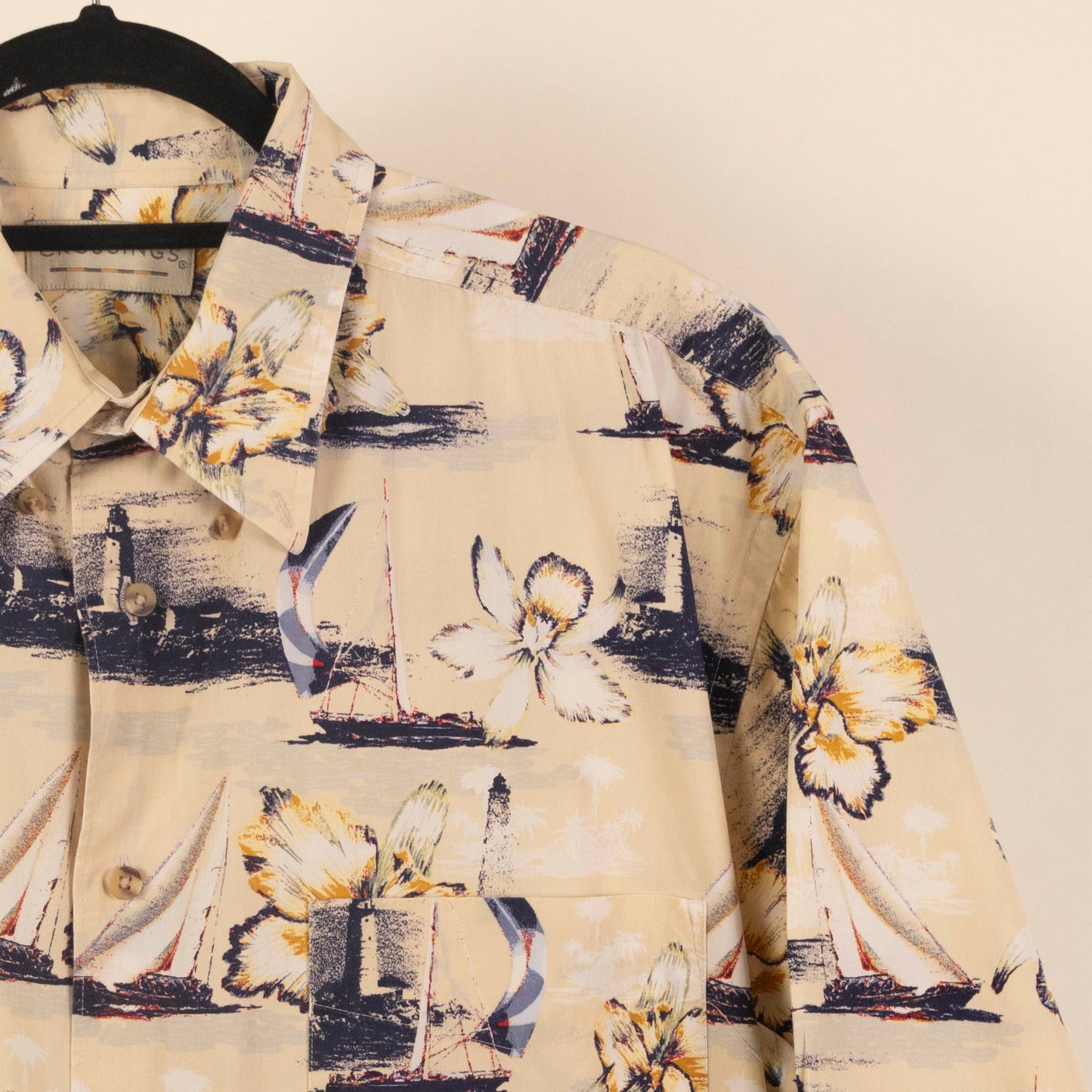Camisa Estampada Amarillo (L) Crossings