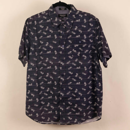 Camisa Estampada Negro (L) Eighty Eight