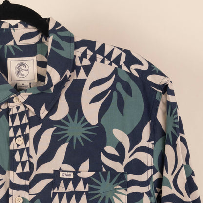 Camisa Estampada Verde (M) O'Neill