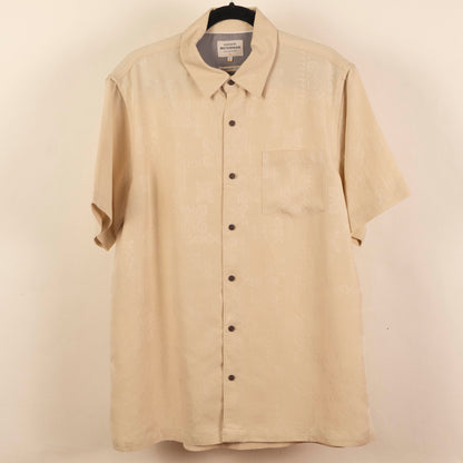 Camisa Estampada Beige (L) Quicksilver
