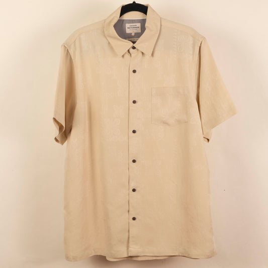 Camisa Estampada Beige (L) Quicksilver