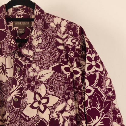 Camisa Estampada Rojo (2XL) Cooke Street
