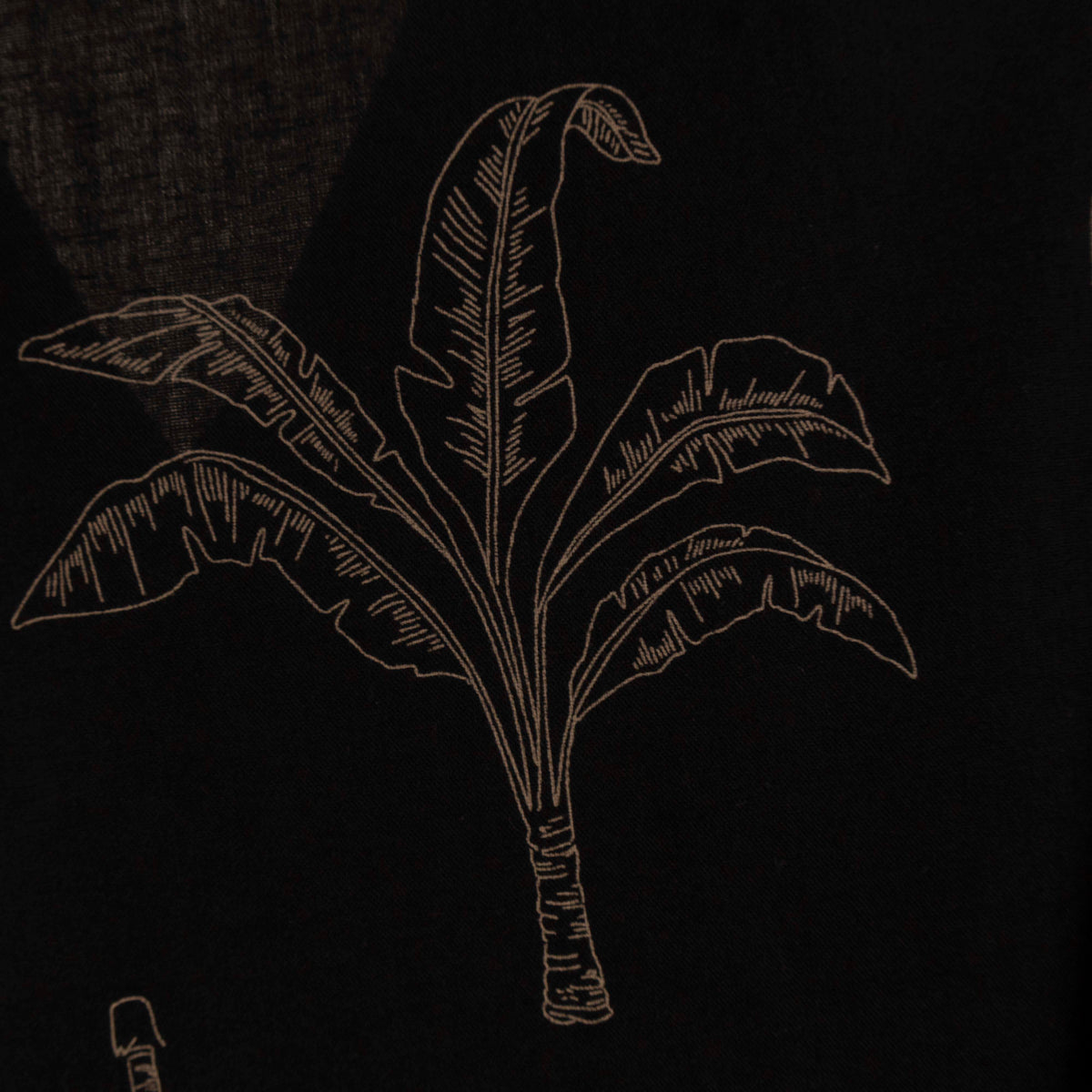 Camisa Estampada Negro (M) Old Navy