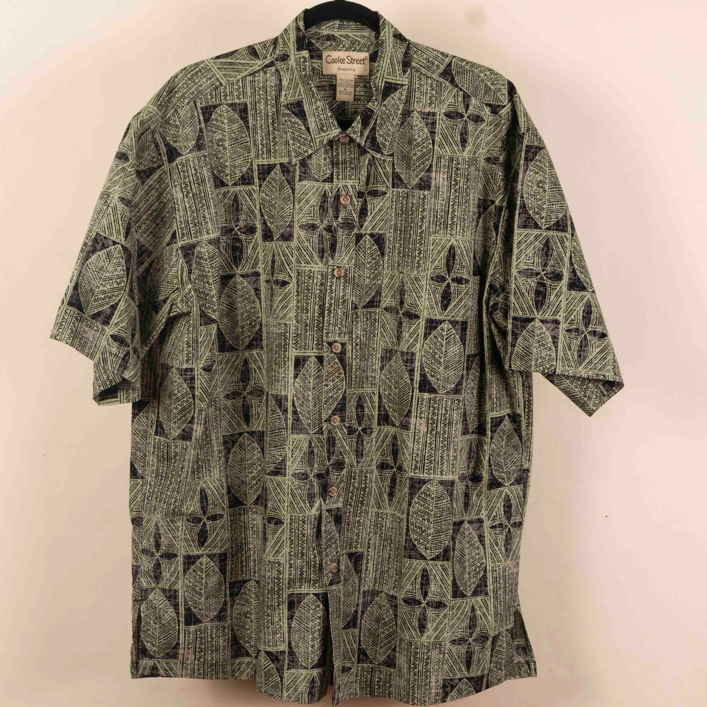 Camisa Estampada Verde (XL)  Cooke Street