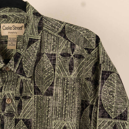 Camisa Estampada Verde (XL)  Cooke Street
