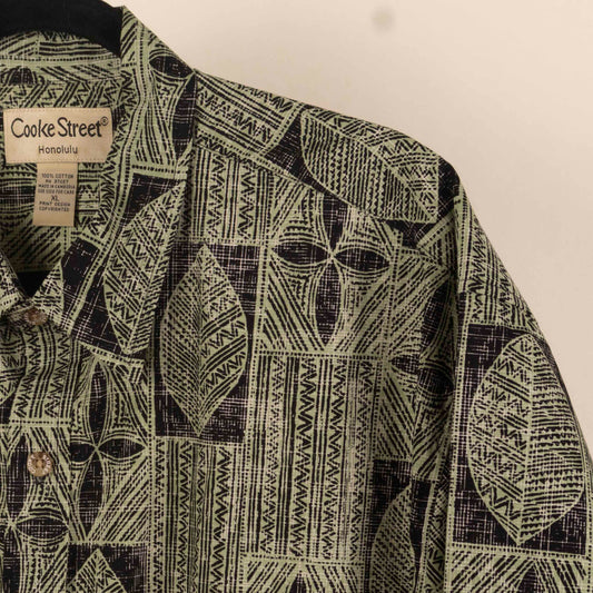 Camisa Estampada Verde (XL)  Cooke Street