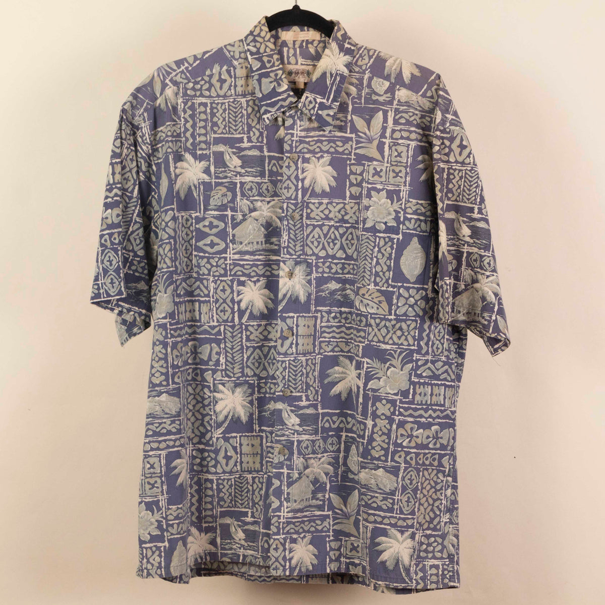 Camisa Estampada Azul (L) Campia