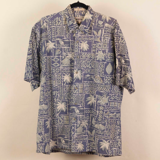 Camisa Estampada Azul (L) Campia