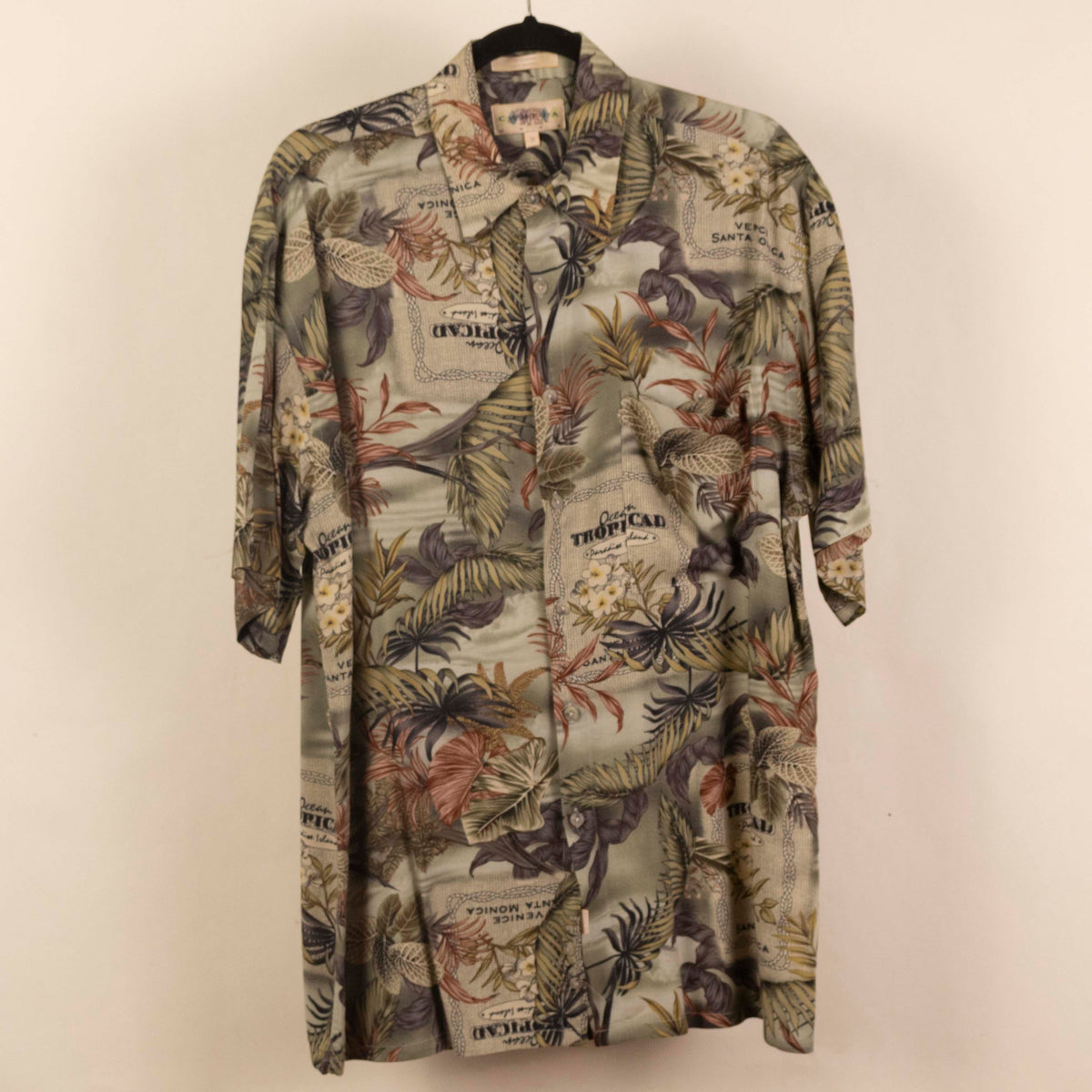 Camisa Estampada Verde (M) Campia