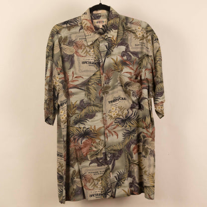 Camisa Estampada Verde (M) Campia
