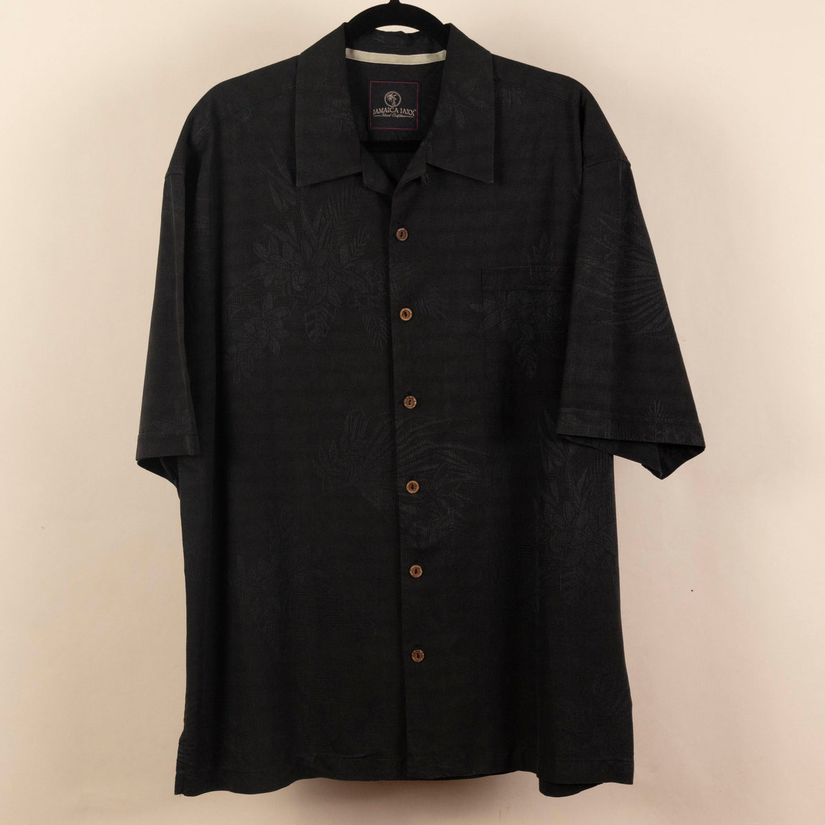 Camisa Hawaiana Negro (XL) Jamaica Jaxx