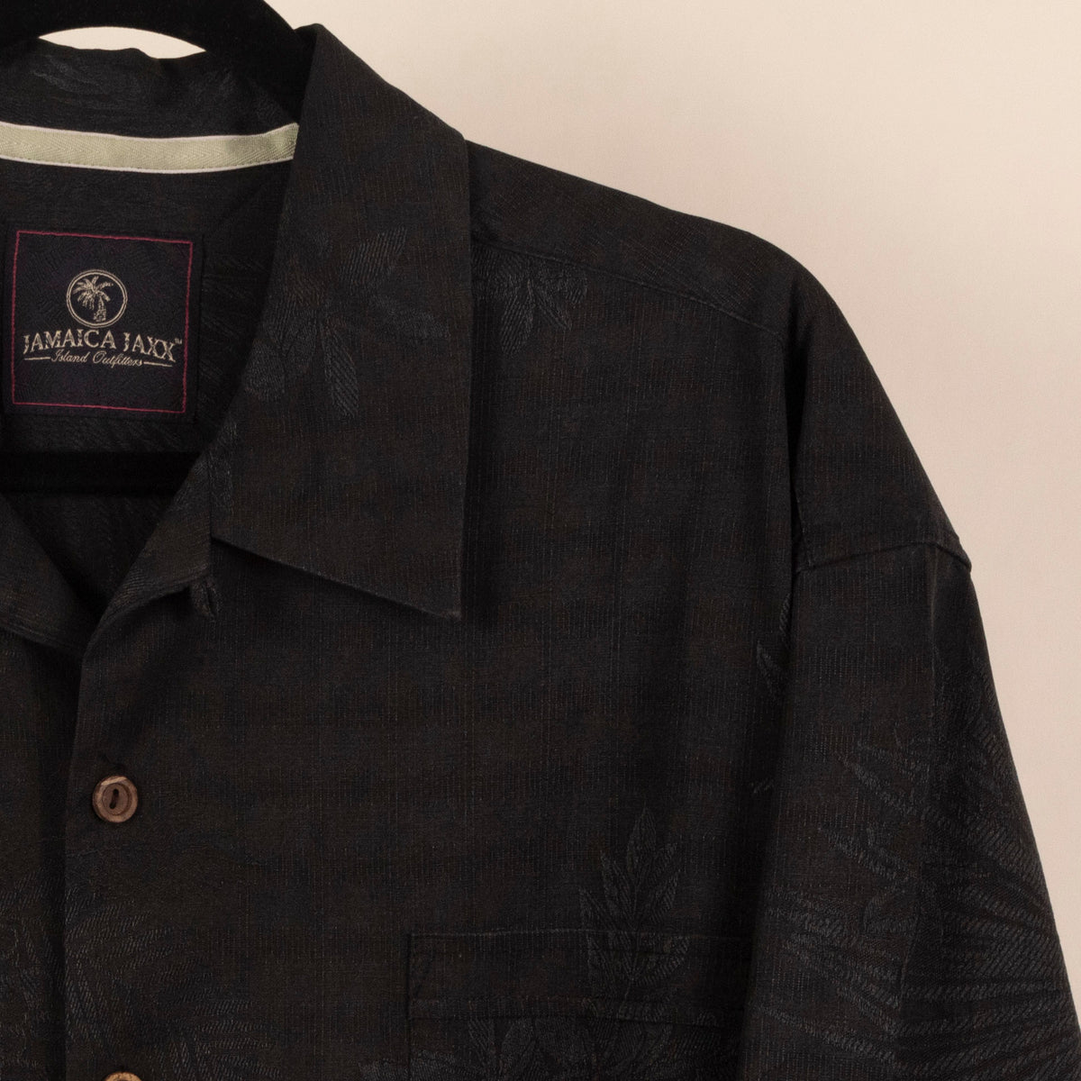 Camisa Hawaiana Negro (XL) Jamaica Jaxx