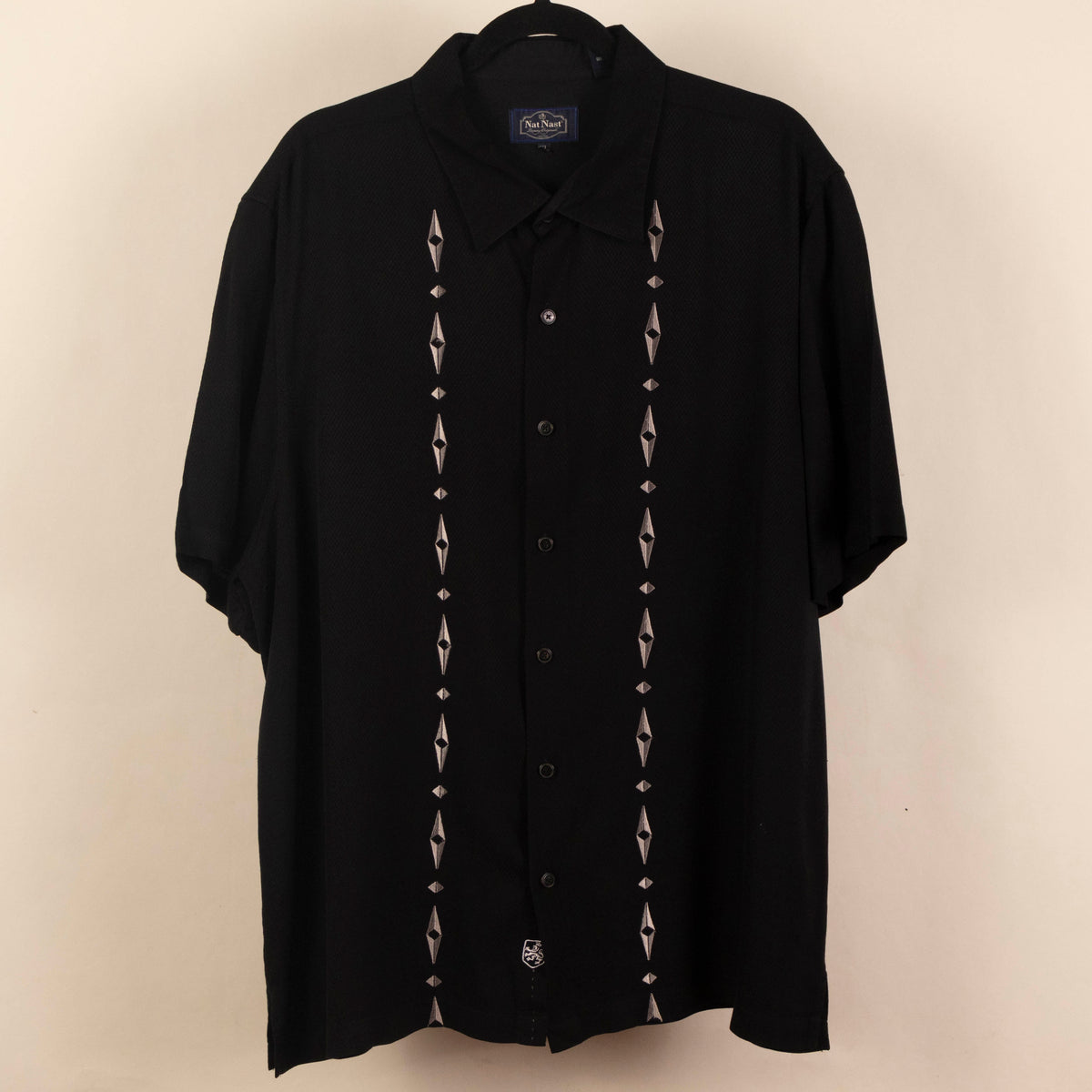 Camisa Estampada Negro (XL) Natnast