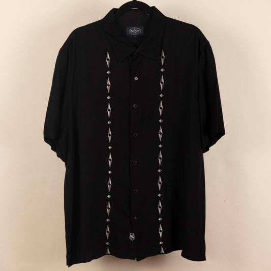 Camisa Estampada Negro (XL) Natnast