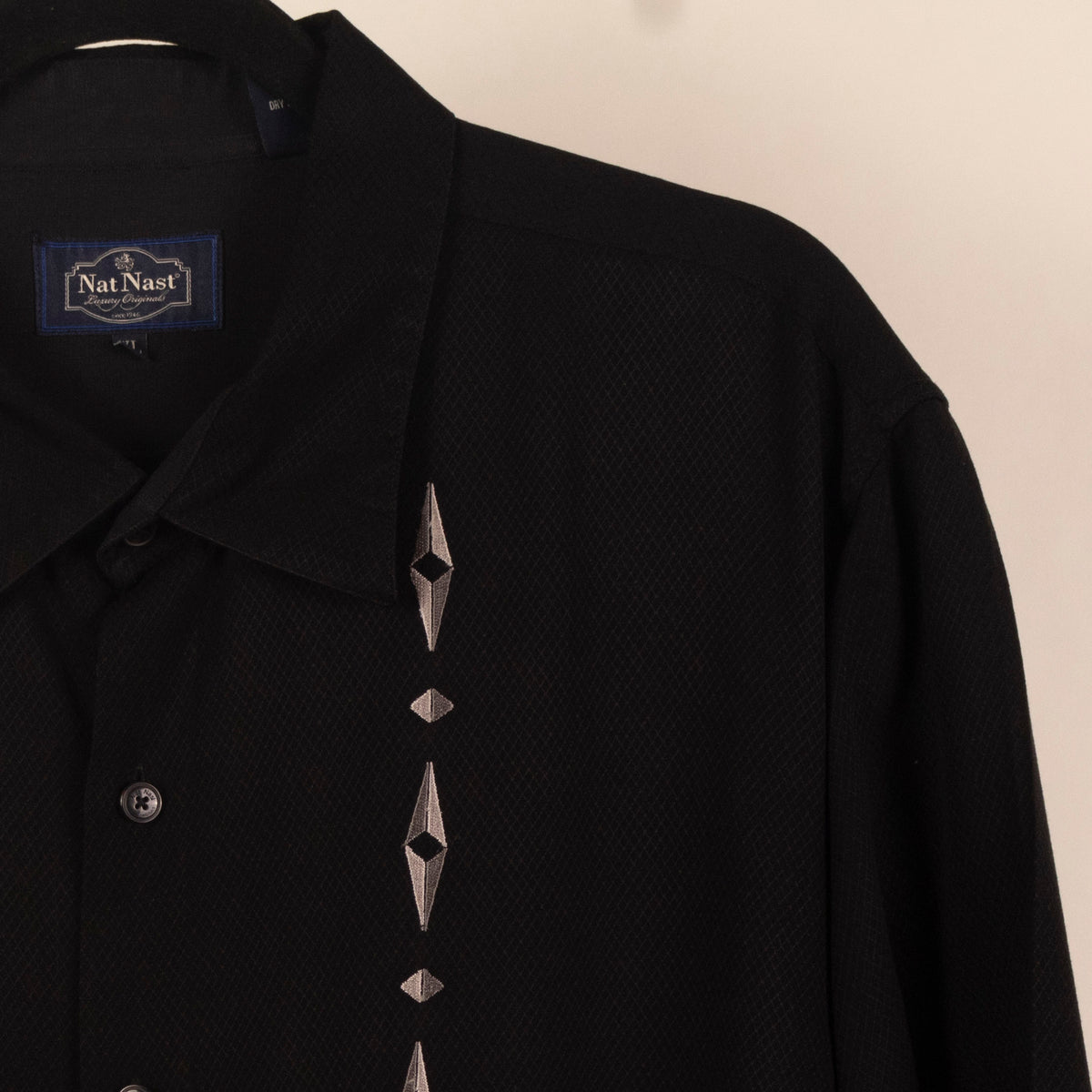 Camisa Estampada Negro (XL) Natnast