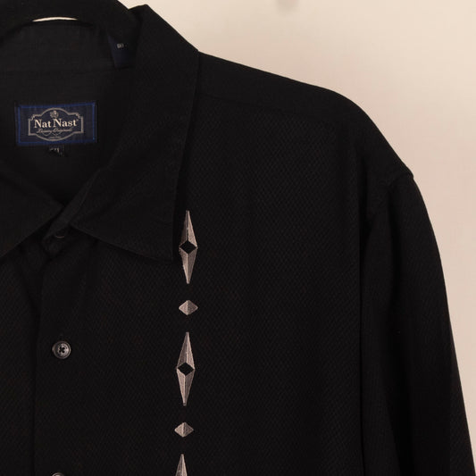 Camisa Estampada Negro (XL) Natnast