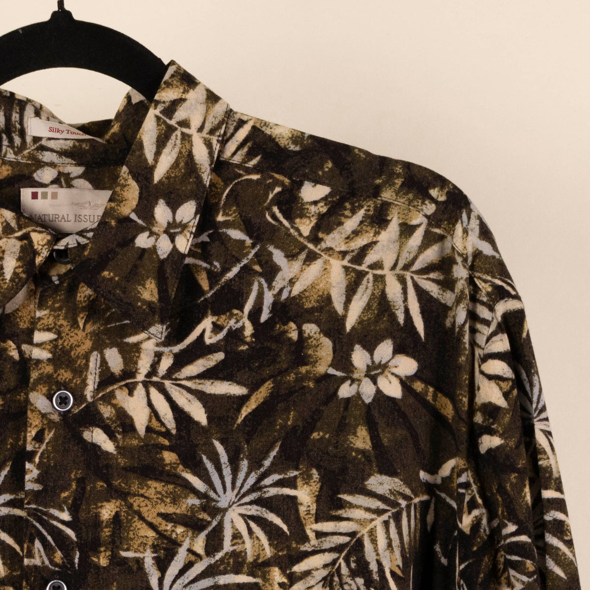 Camisa Estampada Verde (L) Natural Issue