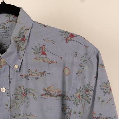Camisa Estampada Gris (S) J. Crew