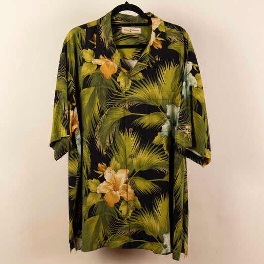 Camisa Estampada Verde (XL) Tommy Bahama