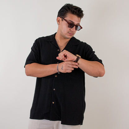 Camisa casual negro